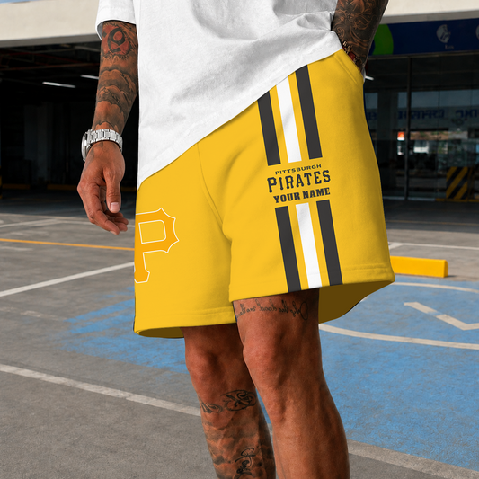 [HOMERUN DEAL] NEW PREMIUM MLB29 PHP PITTSBURGH PIRATES SHORT PANTS
