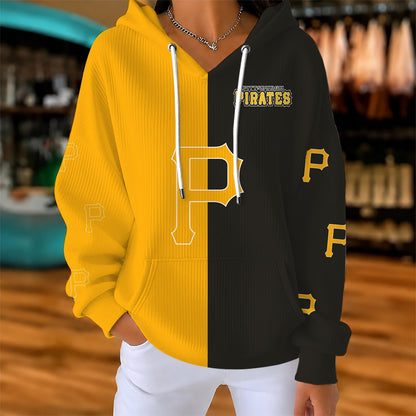 [HOMERUN DEAL] NEW CUSTOMIZED MLB29 PHP PITTSBURGH PIRATES RIBBED HOODIE & SWEATSHIRT