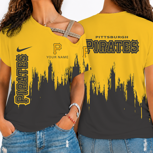 [HOMERUN DEAL] NEW CUSTOMIZED MLB29 PHP PITTSBURGH PIRATES SHOULDER SHIRT