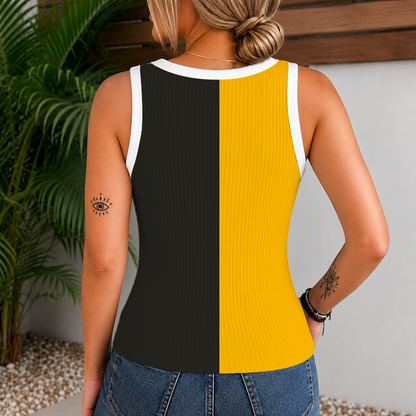 [HOMERUN DEAL] NEW CUSTOMIZED MLB29 PHP PITTSBURGH PIRATES WOMEN'S V-NECK TANK TOP