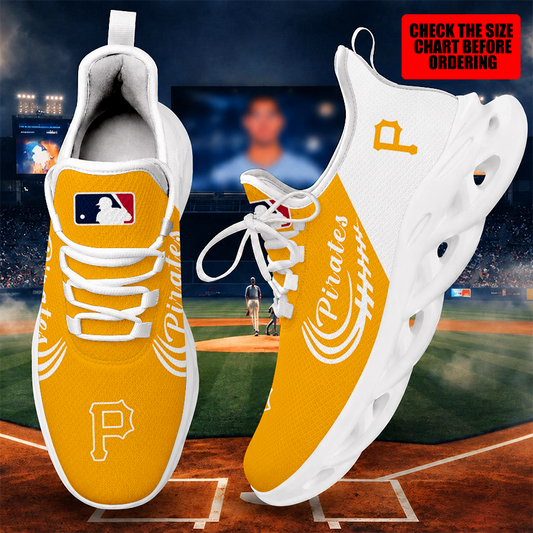 [HOMERUN DEAL] NEW CUSTOMIZED MLB29 PHP PITTSBURGH PIRATES MAX SOUL SHOES