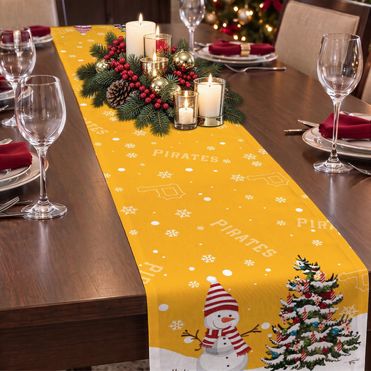 [HOMERUN DEAL] NEW CUSTOMIZED MLB29 PHP PITTSBURGH PIRATES TABLE RUNNER