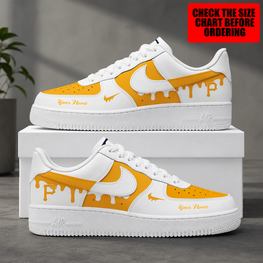 [HOMERUN DEAL] NEW CUSTOMIZED MLB29 PHP PITTSBURGH PIRATES AF1 SHOES