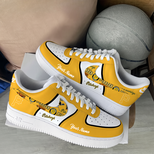 [HOMERUN DEAL] NEW CUSTOMIZED MLB29 PHP PITTSBURGH PIRATES AF1 SHOES