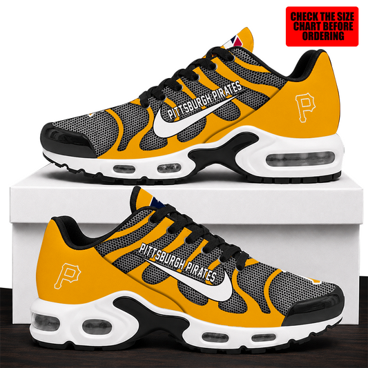 [HOMERUN DEAL] NEW CUSTOMIZED MLB29 PHP PITTSBURGH PIRATES AIR MAX PLUS SNEAKERS
