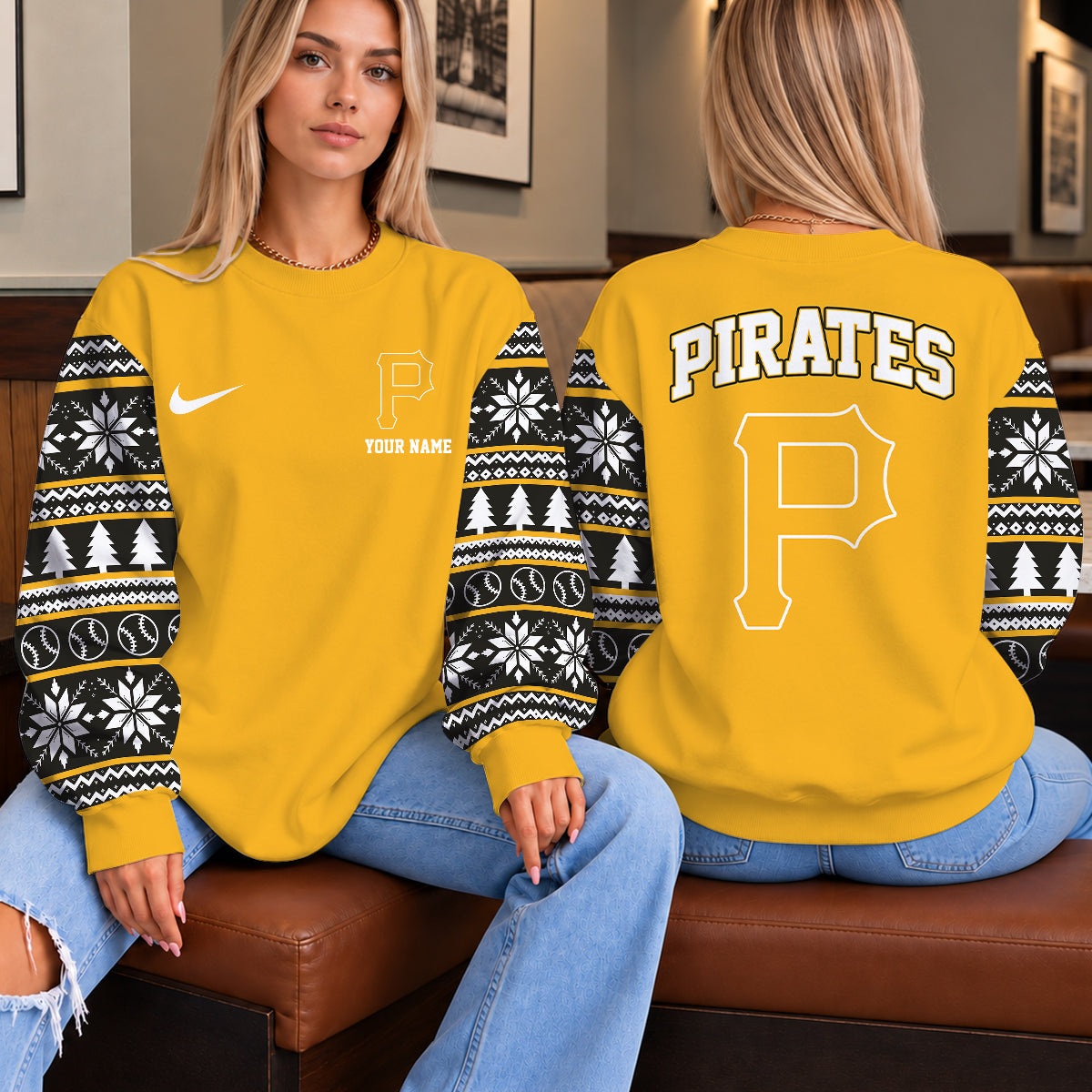[HOMERUN DEAL] NEW CUSTOMIZED MLB29 PHP THE PIRATES UNISEX SWEATSHIRT