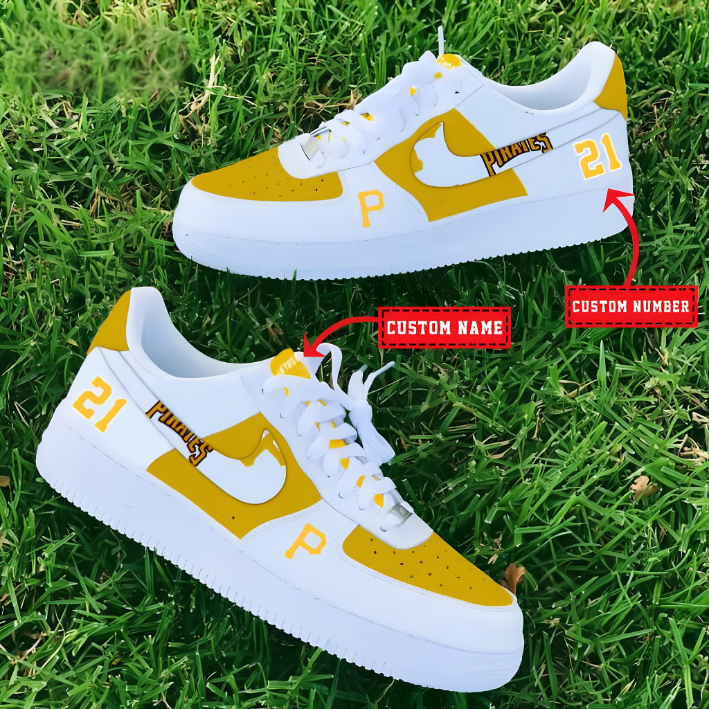 [HOMERUN DEAL] NEW CUSTOMIZED MLB29 PHP PITTSBURGH PIRATES AF1 SHOES