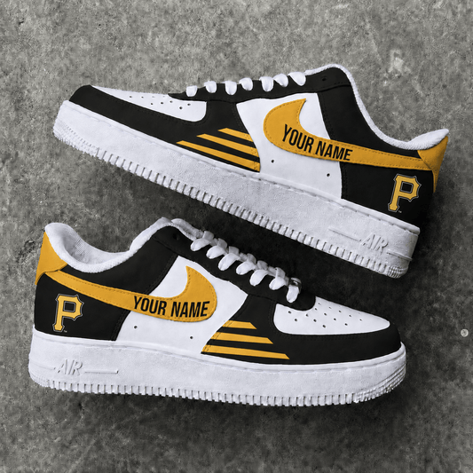 [HOMERUN DEAL] NEW CUSTOMIZED MLB29 PHP PITTSBURGH PIRATES AF1 SHOES