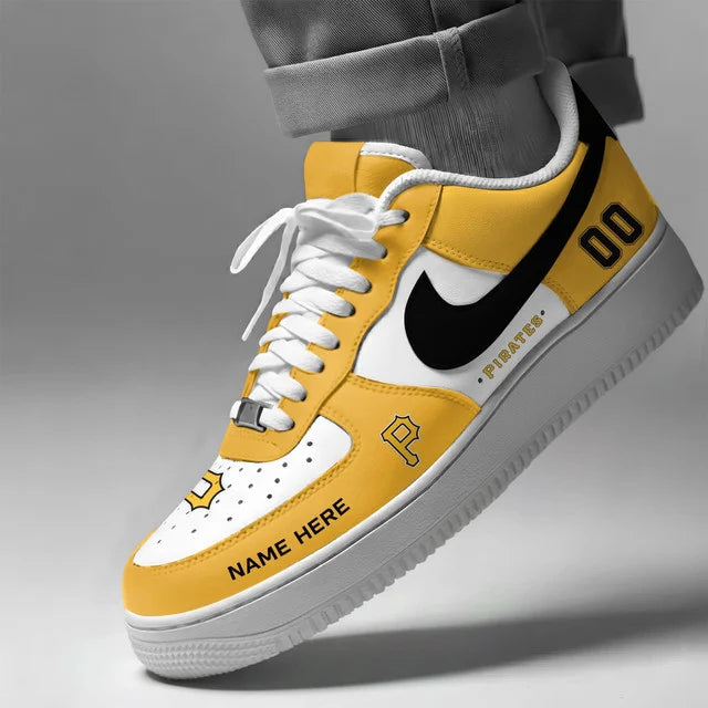 [HOMERUN DEAL] NEW CUSTOMIZED MLB29 PHP PITTSBURGH PIRATES AF1 SHOES