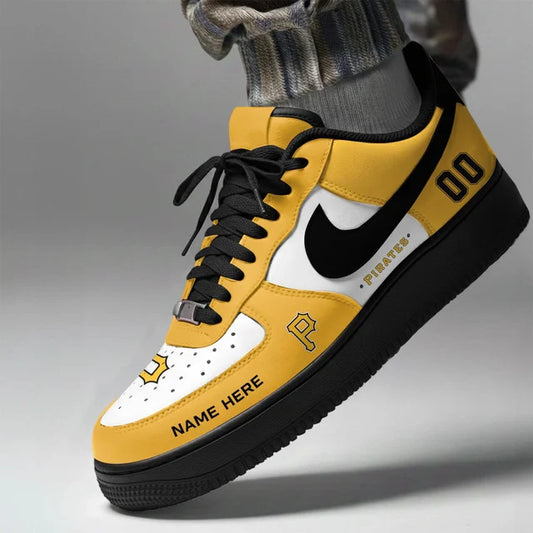 [HOMERUN DEAL] NEW CUSTOMIZED MLB29 PHP PITTSBURGH PIRATES AF1 SHOES