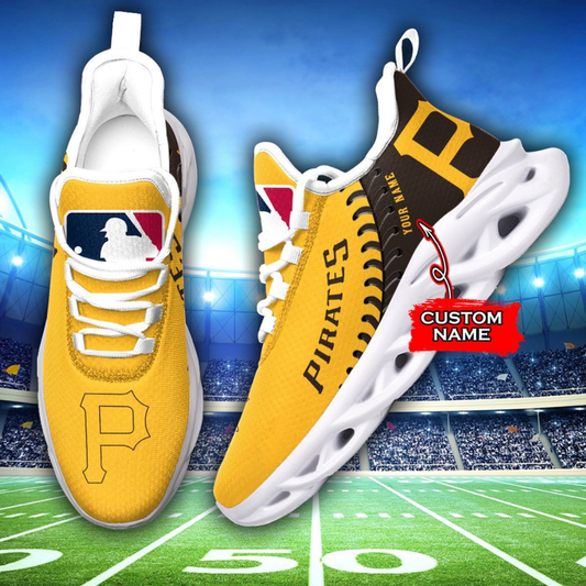 [HOMERUN DEAL] NEW CUSTOMIZED MLB29 PHP PITTSBURGH PIRATES MAX SOUL SHOES