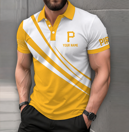 [HOMERUN DEAL] NEW CUSTOMIZED MLB29 PHP PITTSBURGH PIRATES POLO SHIRT