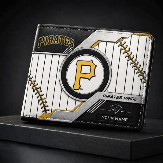 [HOMERUN DEAL] NEW CUSTOMIZED MLB29 PHP PITTSBURGH PIRATES LEATHER WALLET