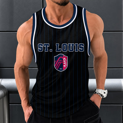 [GOAL DEAL] NEW CUSTOMIZED MLS29 SLC ST. LOUIS CITY SC UNISEX TANK TOP