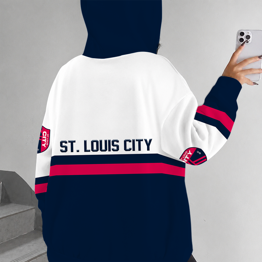 [GOAL DEAL] NEW CUSTOMIZED MLS29 SLC ST. LOUIS CITY SC ZIP HOODIE