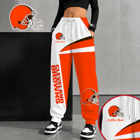 [TOUCHDOWN DEAL] NEW CUSTOMIZED NFL29 CLB CLEVELAND BROWNS SWEATPANTS