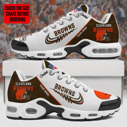 [TOUCHDOWN DEAL] NEW CUSTOMIZED NFL29 CLB CLEVELAND BROWNS AIR MAX PLUS SNEAKERS