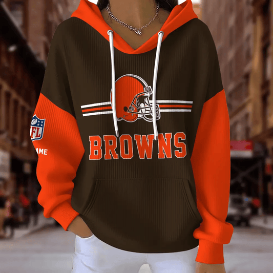 [TOUCHDOWN DEAL] NEW CUSTOMIZED NFL29 CLB CLEVELAND BROWNS RIBBED HOODIE & SWEATSHIRT