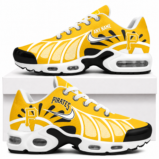 [HOMERUN DEAL] NEW CUSTOMIZED MLB29 PHP PITTSBURGH PIRATES AIR MAX PLUS SNEAKERS