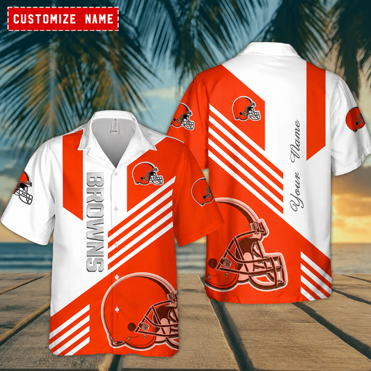 [TOUCHDOWN DEAL] NEW CUSTOMIZED NFL29 CLB CLEVELAND BROWNS UNISEX HAWAIIAN SHIRT