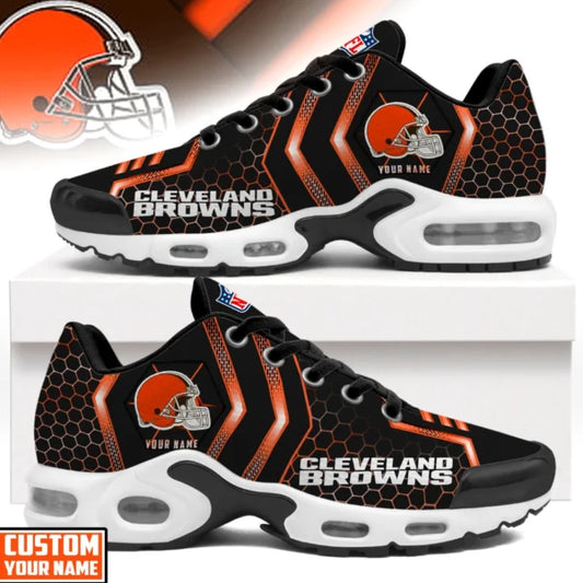 [TOUCHDOWN DEAL] NEW CUSTOMIZED NFL29 CLB CLEVELAND BROWNS AIR MAX PLUS SNEAKERS