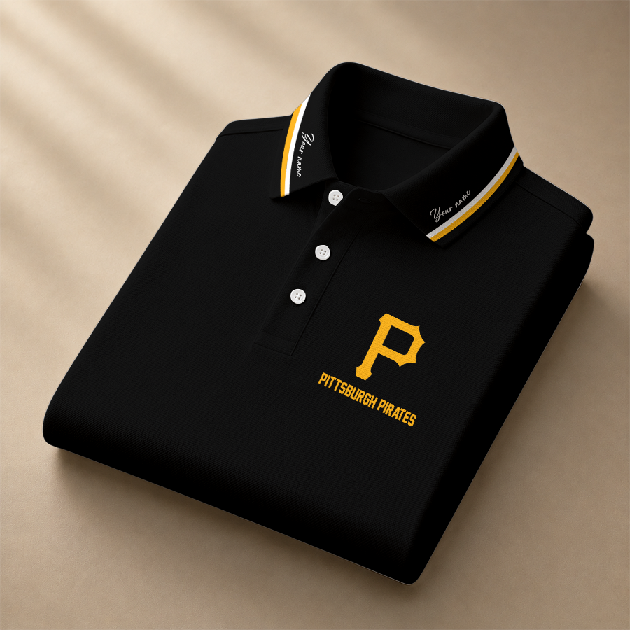 [HOMERUN DEAL] NEW CUSTOMIZED MLB29 PHP PITTSBURGH PIRATES POLO SHIRT