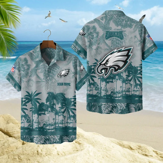 [TOUCHDOWN DEAL] NEW CUSTOMIZED NFL02 PPE PHILADELPHIA EAGLES UNISEX HAWAIIAN SHIRT