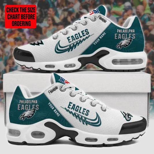 [TOUCHDOWN DEAL] NEW CUSTOMIZED NFL02 PPE PHILADELPHIA EAGLES AIR MAX PLUS SNEAKERS