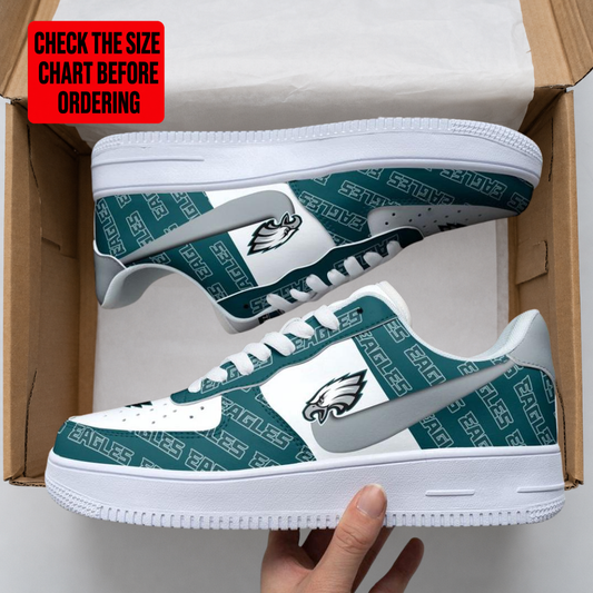 [TOUCHDOWN DEAL] NEW CUSTOMIZED NFL02 PPE PHILADELPHIA EAGLES AF1 SHOES