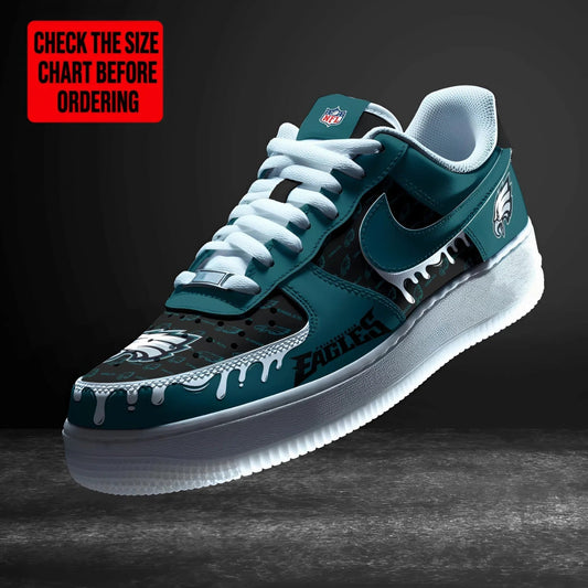 [TOUCHDOWN DEAL] NEW CUSTOMIZED NFL02 PPE PHILADELPHIA EAGLES AF1 SHOES