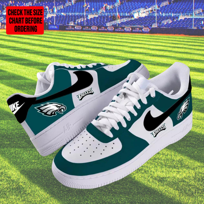 [TOUCHDOWN DEAL] NEW CUSTOMIZED NFL02 PPE PHILADELPHIA EAGLES AF1 SHOES