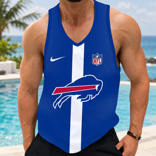 [TOUCHDOWN DEAL] NEW CUSTOMIZED NFL03 BFB BUFFALO BILLS UNISEX TANK TOP