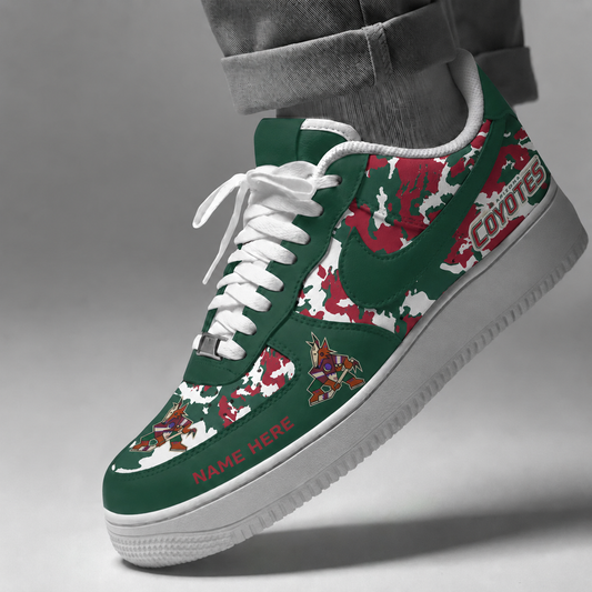 [PUCK DROP DEAL] NEW CUSTOMIZED NHL30 AZC ARIZONA COYOTES AF1 SHOES