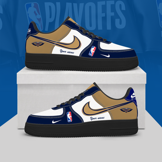 [SLAM DUNK DEAL] NEW CUSTOMIZED NBA30 NOP NEW ORLEANS PELICANS AF1 SHOES