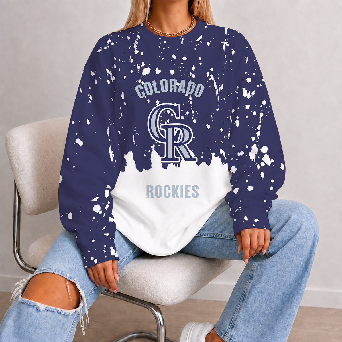 [HOMERUN DEAL] NEW CUSTOMIZED MLB30 COR COLORADO ROCKIES UNISEX SWEATSHIRT