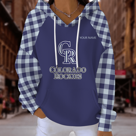 [HOMERUN DEAL] NEW CUSTOMIZED MLB30 COR COLORADO ROCKIES RIBBED HOODIE & SWEATSHIRT