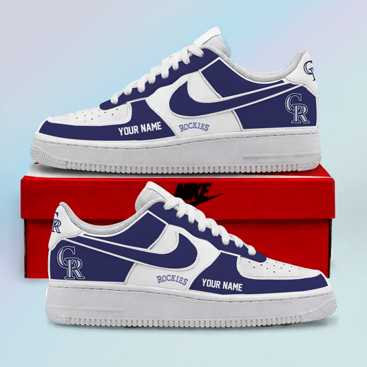 [HOMERUN DEAL] NEW CUSTOMIZED MLB30 COR COLORADO ROCKIES AF1 SHOES
