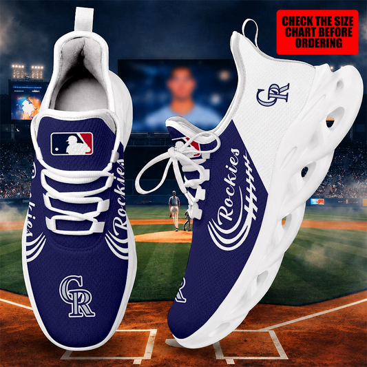 [HOMERUN DEAL] NEW CUSTOMIZED MLB30 COR COLORADO ROCKIES MAX SOUL SHOES