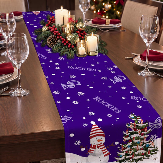 [HOMERUN DEAL] NEW CUSTOMIZED MLB30 COR COLORADO ROCKIES TABLE RUNNER