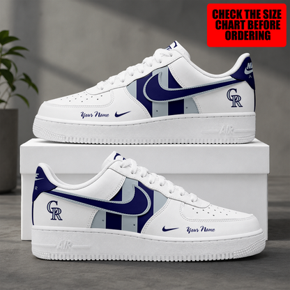 [HOMERUN DEAL] NEW CUSTOMIZED MLB30 COR COLORADO ROCKIES AF1 SHOES