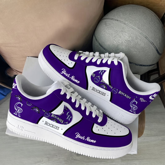 [HOMERUN DEAL] NEW CUSTOMIZED MLB30 COR COLORADO ROCKIES AF1 SHOES