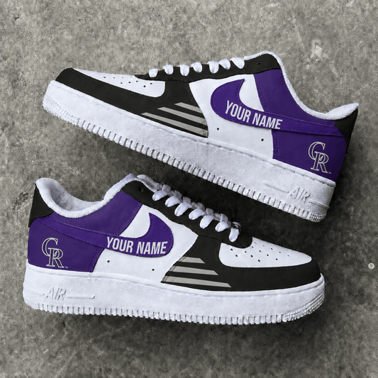 [HOMERUN DEAL] NEW CUSTOMIZED MLB30 COR COLORADO ROCKIES AF1 SHOES