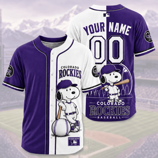 [HOMERUN DEAL] NEW CUSTOMIZED MLB30 COR COLORADO ROCKIES BASEBALL JERSEY