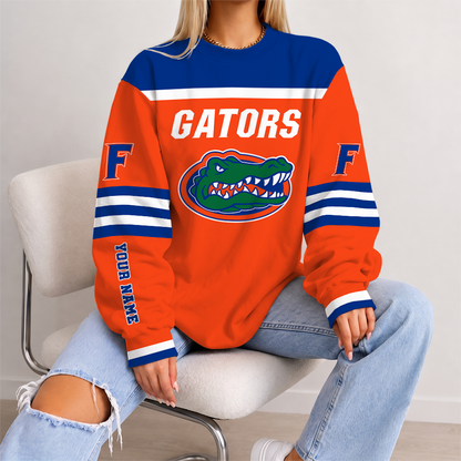 [TOUCHDOWN DEAL] NEW CUSTOMIZED NCAA FBS30 FLG FLORIDA GATORS UNISEX SWEATSHIRT