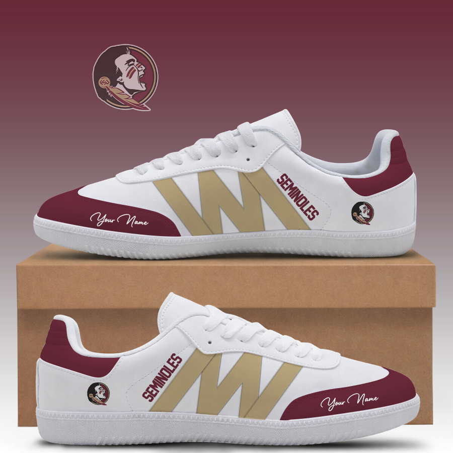 [HOMERUN DEAL] NEW CUSTOMIZED NCAA CWS30 FLS FLORIDA STATE SEMINOLES CLASSIC SNEAKERS