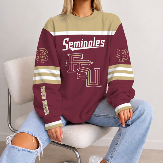 [HOMERUN DEAL] NEW CUSTOMIZED NCAA CWS30 FLS FLORIDA STATE SEMINOLES UNISEX SWEATSHIRT