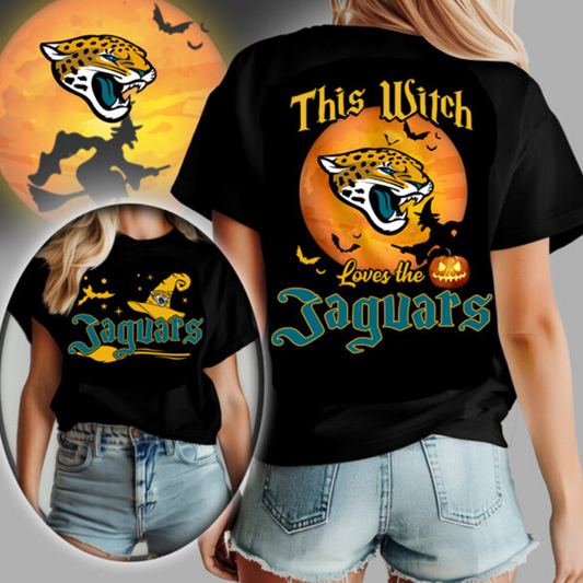 [TOUCHDOWN DEAL] NEW CUSTOMIZED NFL30 JSJ JACKSONVILLE JAGUARS  HALLOWEEN T-SHIRT, HOODIE & ZIP HOODIE