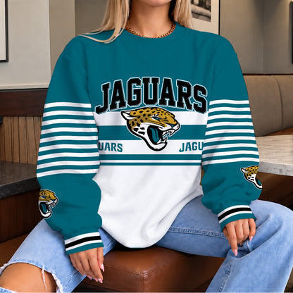 [TOUCHDOWN DEAL] NEW CUSTOMIZED NFL30 JSJ THE JAGUARS UNISEX SWEATSHIRT