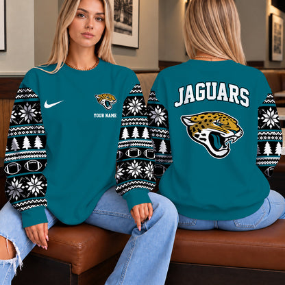[TOUCHDOWN DEAL] NEW CUSTOMIZED NFL30 JSJ THE JAGUARS UNISEX SWEATSHIRT