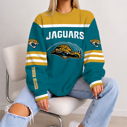 [TOUCHDOWN DEAL] NEW CUSTOMIZED NFL30 JSJ JACKSONVILLE JAGUARS UNISEX SWEATSHIRT